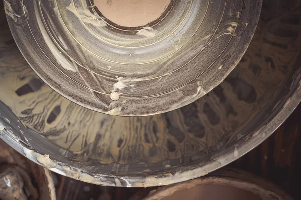 Empty potters wheel — Stock Photo, Image