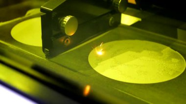 Metal lazer makine sinterleme işlemi sinterleme