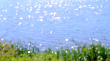 Bulanık su yüzey parlama güneş