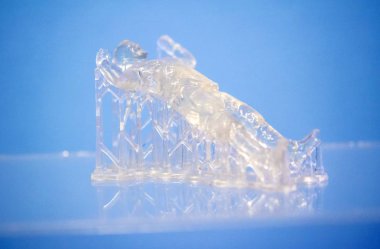 3D yazıcıya yazdırılmış nesneler.