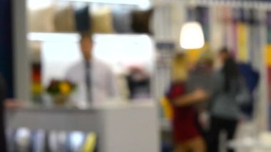 Erkekler İşadamlarından soyut bulanık arka plan Defocused akış