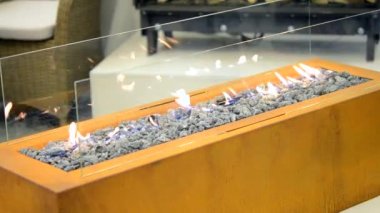 Modern biyo etanol gaz şömine fireplot. Akıllı ekolojik