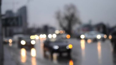 Sevk yol gece akşam arka plan bulanık araba
