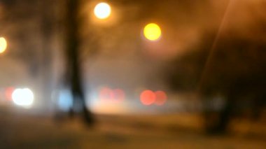 Bulanık arka plan arabalar gece arka plan bokeh binmek