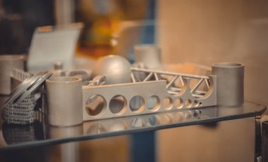 Metal 3d yazıcıya yazdırılan nesne