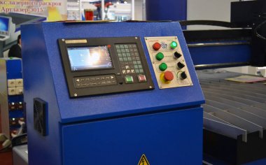 Kiev, Ukrayna - 23 Kasım 2017:-sanayî makinaları, üretim toplama