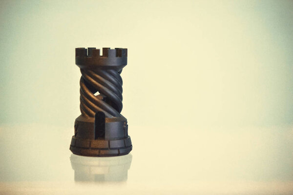 One object photopolymer printed on a 3d printer.