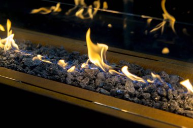 Modern bio fireplot etanol gaz