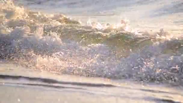 Água e ondas mar paisagem paisagem país cena fundo — Vídeo de Stock