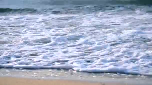 Agua y olas paisaje marino paisaje rural escena — Vídeo de stock