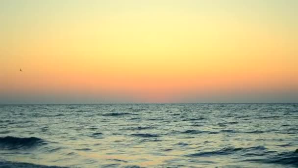 Acqua e onde mare paesaggio paesaggio campagna scena sfondo — Video Stock