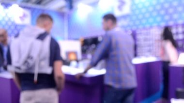 Müşteri deposu olan bulanık arkaplan satıcıları
