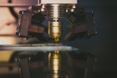 Yazıcı ayna yansıtıcı yüzeyine gri nesneler yazdırıyor