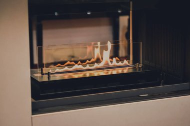 Biofireplace yanık etanol gaz.