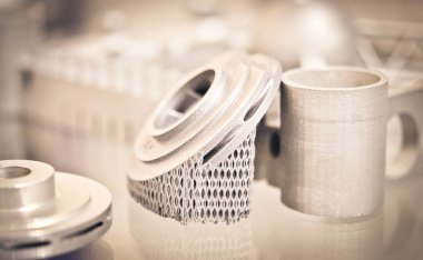 Metal 3d yazıcıya yazdırılan nesne