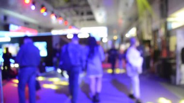 Birçok insanın soyut Odaklanamayan Bulanık Arkaplan akışı