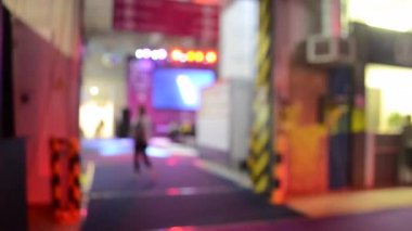 Birçok insanın soyut Odaklanamayan Bulanık Arkaplan akışı