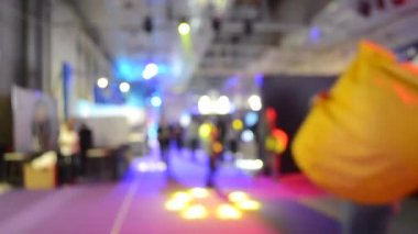 Birçok insanın soyut Odaklanamayan Bulanık Arkaplan akışı