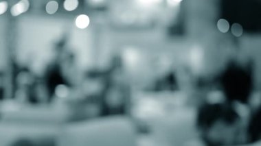 Birçok insanın soyut Odaklanamayan Bulanık Arkaplan akışı