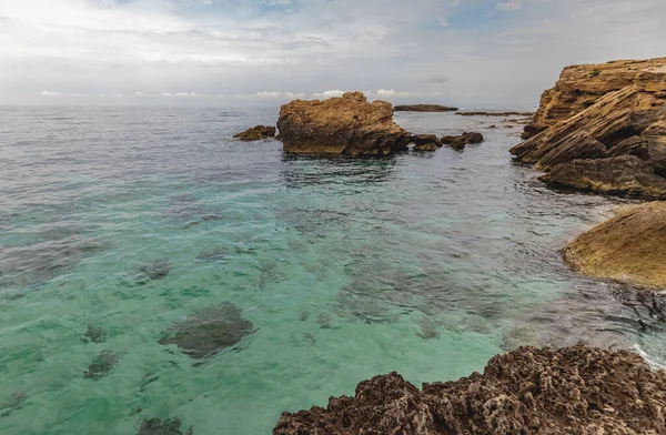 Praia Arutas Praia Maravilhosa Famosa Por Seus Grãos Cristal — Fotografia de Stock