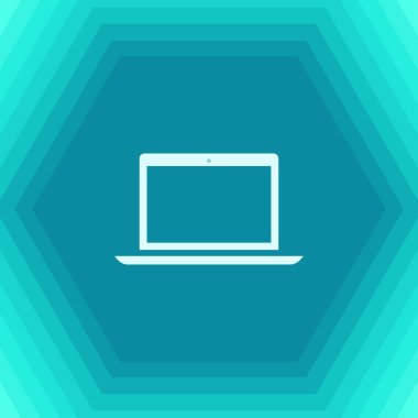 vektör dizüstü bilgisayar simgesi 