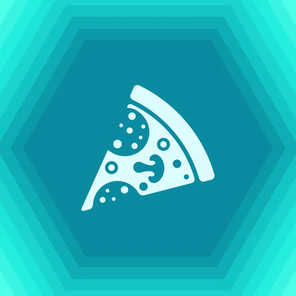 Icône de pizza vectorielle — Image vectorielle