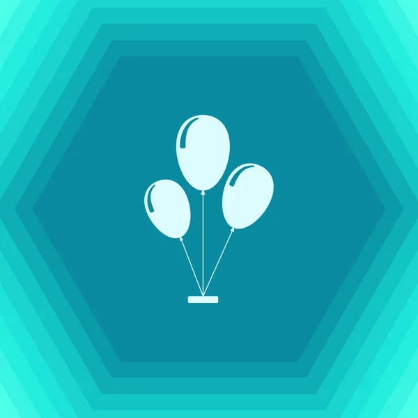 Globos icono simple — Archivo Imágenes Vectoriales