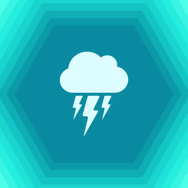 Pogoda proste ikona — Wektor stockowy