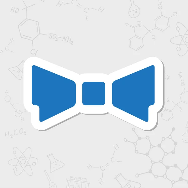 Bowtie platte pictogram. — Stockvector