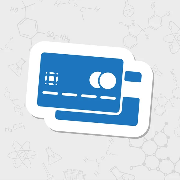 Credit card web icon — Stock vektor