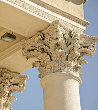 Mimari sütun ayrıntılarını