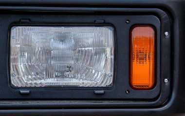 Yakın çekim Far askeri araç