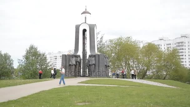 Weißrussland, Minsk, 21. Mai. 2017. minsk, Insel Tränen. — Stockvideo