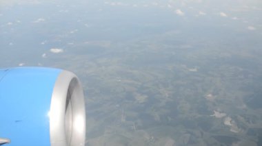 Uçak Lombar ekili alanlar ile üzerinden görüntülemek