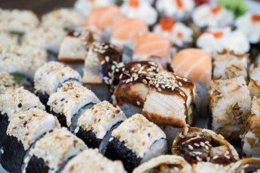 suşi plaka yakın çekim