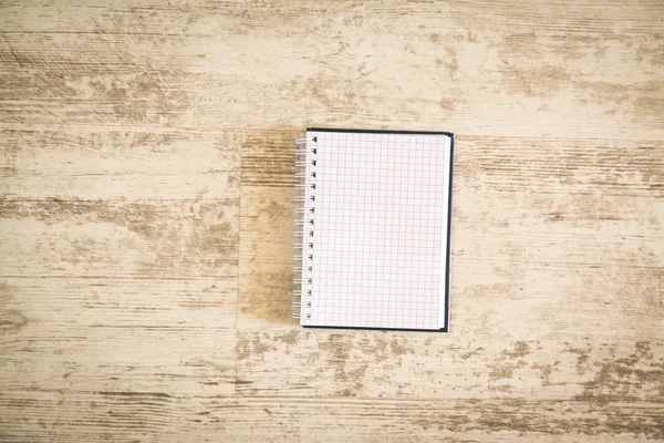 Ανοίξτε το σημειωματάριο καθαρό εσωτερικη — Φωτογραφία Αρχείου