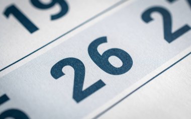 Takvim 26 gün