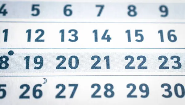 iş takvimi sayfası