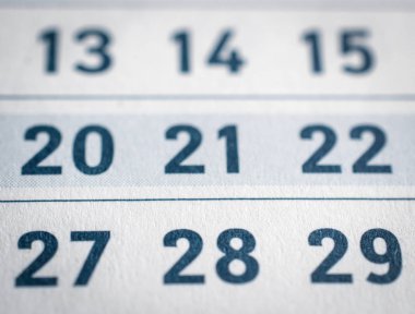 takvim sayfası arka planı