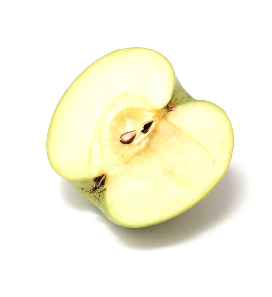 Rebanada de manzana verde — Foto de Stock