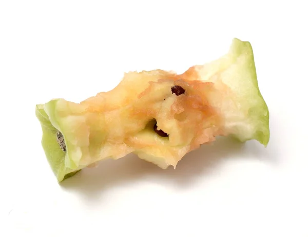 Apple stub isolated — Stock Photo, Image