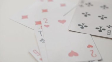 Pack oyun kağıdı. Kartı toplu. Şans oyunu