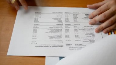 Mali rapor denetleme yöneticisi üst görünümü kontrol ediyor