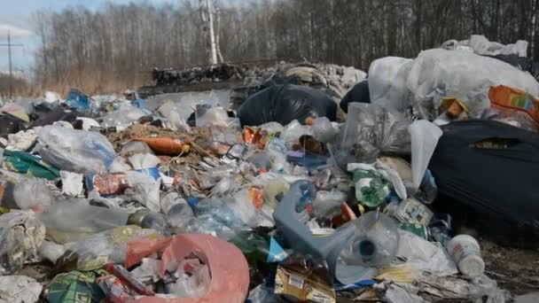 MINSK, BELARUS - 20 Μαρτίου 2020: Έννοια οικολογικού προβλήματος περιβαλλοντικής ρύπανσης — Αρχείο Βίντεο