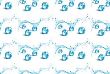 Grafiksel arkaplan, gürültüsüz bir şablonun elementleri.