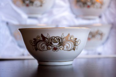 Çay kasesi, geleneksel çay partisi yemeği..