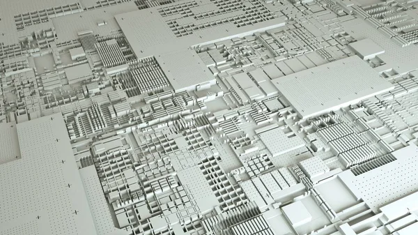 3D Devreler ve Teknolojik Malzemeler 'in geçmişi. Gelecek Temalı Arkaplan.