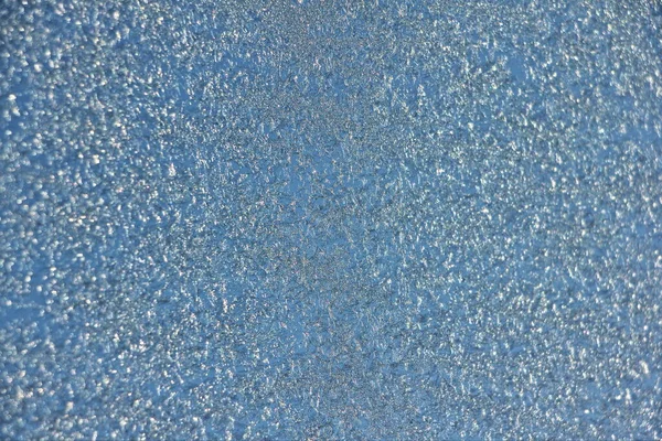 Azul Hoarfrost Fundo Textura Vidro Céu Pano Fundo — Fotografia de Stock