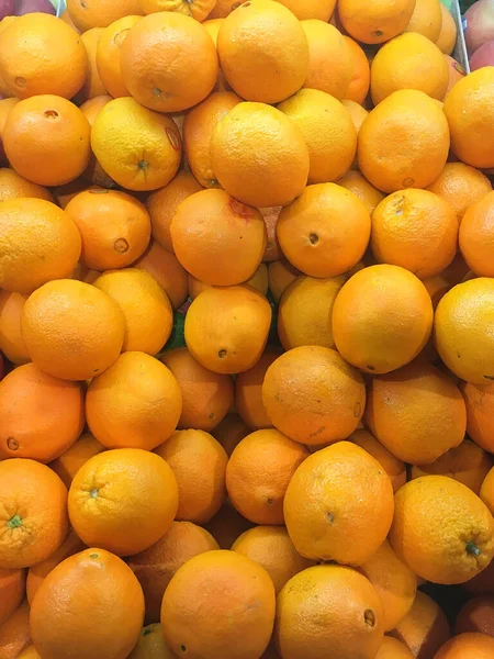 Orange fruit background in super market in Kuala Lumpur