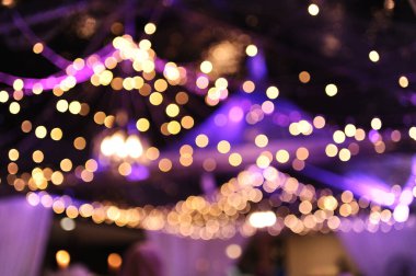 ligth üzerinde renkli bokeh arkaplanı